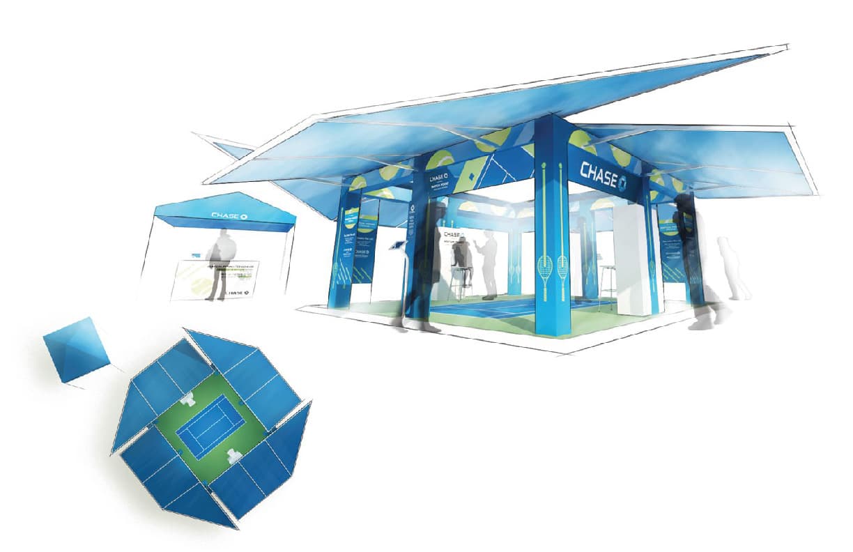 Concept sketch for the Flatiron Plaza pop-up stadium.